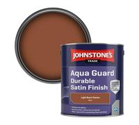 Johnstone's Trade Wood & Metal Aqua Guard Durable Satin Paint Light Burnt Sienna (522) 2.5L