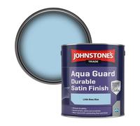 Johnstone's Trade Wood & Metal Aqua Guard Durable Satin Paint Little Beau Blue 2.5L