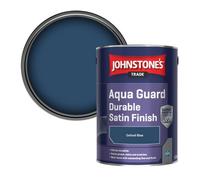 Johnstone's Trade Wood & Metal Aqua Guard Durable Satin Paint Oxford Blue 5L