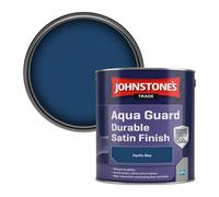 Johnstone's Trade Wood & Metal Aqua Guard Durable Satin Paint Pacific Blue 2.5L