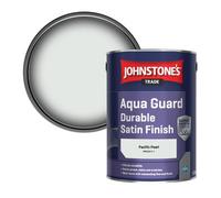 Johnstone's Trade Wood & Metal Aqua Guard Durable Satin Paint Pacific Pearl (Ppg1011-1) 5L