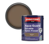 Johnstone's Trade Wood & Metal Aqua Guard Durable Satin Paint Pale Brown (Ral 8025) 2.5L