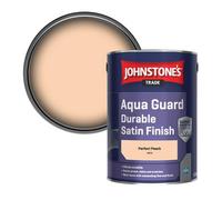 Johnstone's Trade Wood & Metal Aqua Guard Durable Satin Paint Perfect Peach (169) 5L