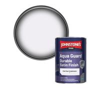 Johnstone's Trade Wood & Metal Aqua Guard Durable Satin Paint Pink Stop Complements (M37) 1L