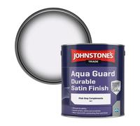 Johnstone's Trade Wood & Metal Aqua Guard Durable Satin Paint Pink Stop Complements (M37) 2.5L