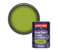 Johnstone's Trade Wood & Metal Aqua Guard Durable Satin Paint Tropical Jungle 1L