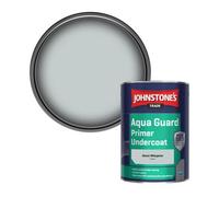 Johnstone's Trade Wood & Metal Aqua Guard Pimer Undercoat Paint Ghost Whisperer (Ppg1039-1) 1L