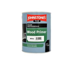 Johnstones Trade Wood Primer - White - 5 Litre