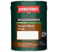 Johnstone's Trade Woodworks White Opaque Wood Finish Satin - 5L