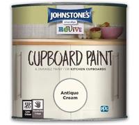 Johnstone's - Upcycling Cupboard Paint - Antique Cream - 750ml | Chalky Finish, Internal Wood, Metal & Ceramic Furniture, Scratch Resistant - Use with Johnstone's Finishing Wax