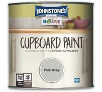 Johnstone's - Upcycling Cupboard Paint - Pale Grey - 750ml | Satin Finish, No Primer Needed, Suitable for Melamine & MDF Cupboards, 1 Hour Dry Time, Easy Apply, Water Based Formula