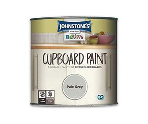 Johnstone's - Upcycling Cupboard Paint - Pale Grey - 750ml | Satin Finish, No Primer Needed, Suitable for Melamine & MDF Cupboards, 1 Hour Dry Time, Easy Apply, Water Based Formula