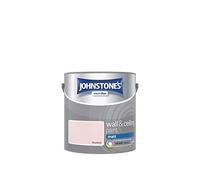 Johnstone's - Wall and Ceiling Paint Matt - Interior Paint - Contemporary Finish - Suitable for Interior Walls and Ceilings - Rosebud - 2.5 L