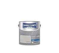 Johnstone's - Wall and Ceiling Paint Matt - Interior Paint - Contemporary Finish - Suitable for Interior Walls and Ceilings - Venice Grey - 2.5 L