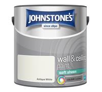 Johnstone's Wall & Ceiling Antique White Soft Sheen Paint - 2.5L