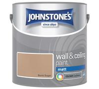 Johnstone's Wall & Ceiling Burnt Sugar Matt Paint - 2.5L