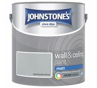 Johnstone's Wall & Ceiling Matt Paint - Manhattan Grey 2.5L