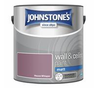 Johnstone's Wall & Ceiling Matt Paint - Mauve Whisper 2.5L