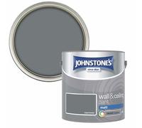 Johnstone's Wall & Ceiling Matt Paint - Steel Smoke - 2.5L