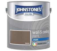 Johnstone's Wall & Ceiling Mocha Matt Paint - 2.5L