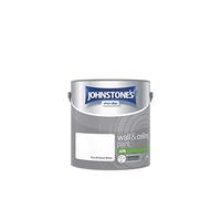 Johnstone's Silk Emulsion Paint, 2.5L, Pure Brilliant White