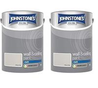 Johnstone's - Wall & Ceiling Paint - China Clay - Matt Finish - Emulsion Paint - Fantastic Coverage - Easy to Apply - Dry in 1-2 Hours - 12m2 Coverage per Litre - 5 l (Pack of 2)