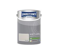Johnstone's - Wall & Ceiling Paint - China Clay - Silk Finish - Emulsion Paint - Fantastic Coverage - Easy to Apply - Dry in 1-2 Hours - 12m2 Coverage per Litre - 5L