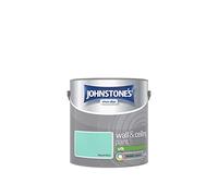 Johnstone's Silk Emulsion Paint, 2.5L, Miami Mint