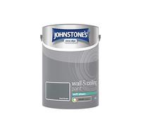Johnstone's - Wall & Ceiling Paint - Steel Smoke - Soft Sheen Finish - Emulsion Paint - Fantastic Coverage - Easy to Apply - Dry in 1-2 Hours - 12m2 Coverage per Litre - 5L