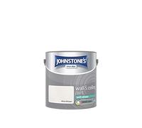 Johnstone's - Wall & Ceiling Paint - White Whisper - Soft Sheen Finish- Emulsion Paint - Fantastic Coverage - Easy to Apply - Dry in 1-2 Hours - 12m2 Coverage per Litre - 2.5L