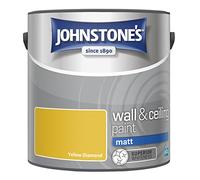 Johnstones Matt Emulsion Paint - Yellow Diamond / 2.5l
