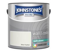 Johnstone's Wall & Ceiling Silver Feather Soft Sheen Paint - 2.5L
