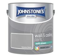 Johnstone's Wall & Ceiling Summer Storm Soft Sheen Paint - 2.5L