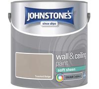 Johnstone's Wall & Ceiling Toasted Beige Soft Sheen Paint - 2.5L