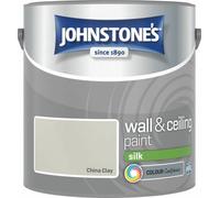 Johnstone's Wall & Ceilings China Clay Silk Paint - 2.5L