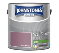 Johnstone's Wall & Ceilings Silk Mauve Whisper Paint 2.5L