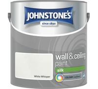 Johnstone's Wall & Ceilings Silk White Whisper Paint 2.5L