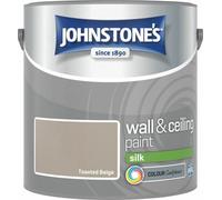 Johnstone's Wall & Ceilings Toasted Beige Silk Paint - 2.5L