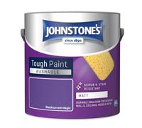 Johnstone's Washable Matt Tough Paint Blackcurrant Magic - 2.5L