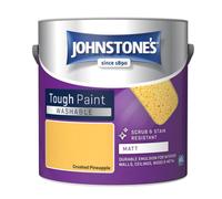 Johnstone's Washable Matt Tough Paint Crushed Pineapple - 2.5L
