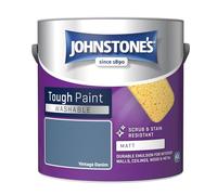 Johnstone's - Washable Matt Wall & Ceiling Paint - Vintage Denim - 2.5L