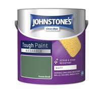 Johnstone's - Washable Paint - Forest Stroll - Matt Finish - Emulsion Paint - Highly Durable - Stain Resistant - Non Toxic & Low Odour - 12m2 Coverag