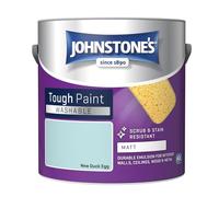 Johnstone's Washable Matt Emulsion Paint, 2.5L, New Duck Egg