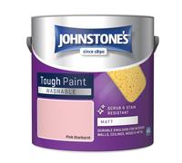 Johnstone's , Washable Paint , Pink Starburst , Matt Finish , Emulsion