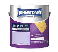 Johnstones Washable Matt Wall Emulsion Paint 2.5l Sweet Lavender