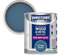 Johnstone's Quick Dry Satin 750ml Vintage Denim