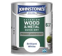 Johnstone's - Wood & Metal Primer Undercoat - Brilliant White - 750ml