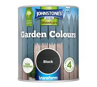 Johnstones Woodcare Garden Colours Paint 1.0l Black