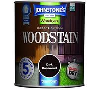 Johnstone's Woodcare Indoor and Outdoor Woodstain - Dark Rosewood 750ml