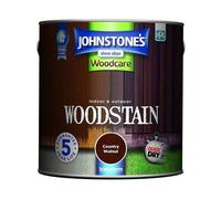 Johnstones Woodcare Indoor & Outdoor Woodstain 2.5l Country Walnut